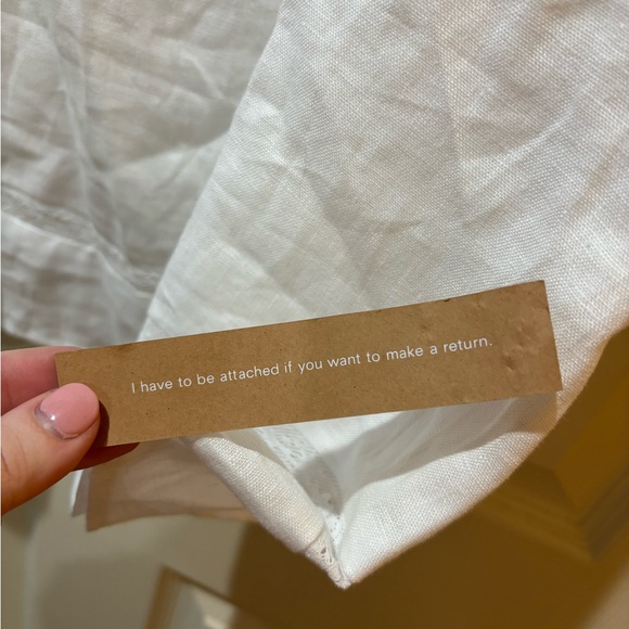 NWT Reformation Andie Linen Dress - Picture 7 of 9